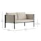 Flash Furniture Black Loveseat with Storage & Beige Cushions GM-201108-2S-GY-GG - alternate 2